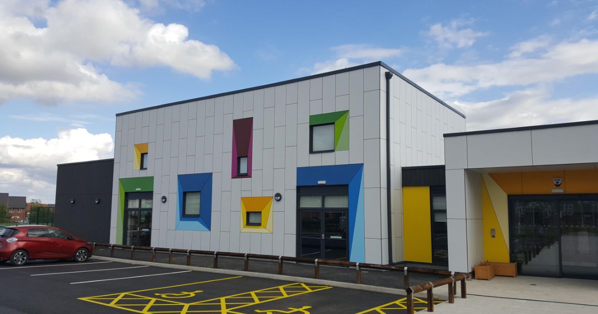 The Highfield Spencer Academy Trespa